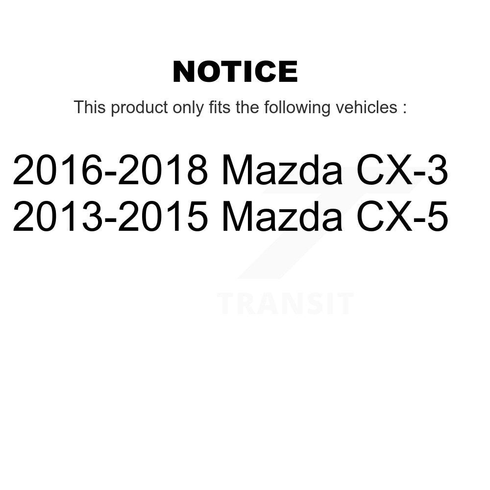 Ceramic Disc Brake Pads Rear NWF-PRC1624 For Mazda CX-5 CX-3