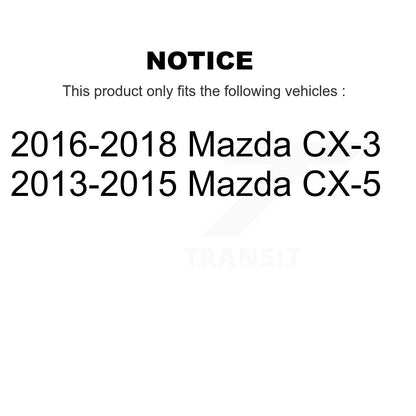Ceramic Disc Brake Pads Rear NWF-PRC1624 For Mazda CX-5 CX-3
