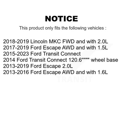 Ceramic Disc Brake Pads Front NWF-PRC1645 For Ford Escape Transit Connect MKC