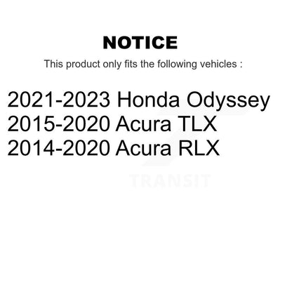 Ceramic Disc Brake Pads Rear NWF-PRC1698 For Acura TLX Honda Odyssey RLX