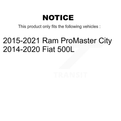 Ceramic Disc Brake Pads Front NWF-PRC1721A For 2015-2021 Ram ProMaster City