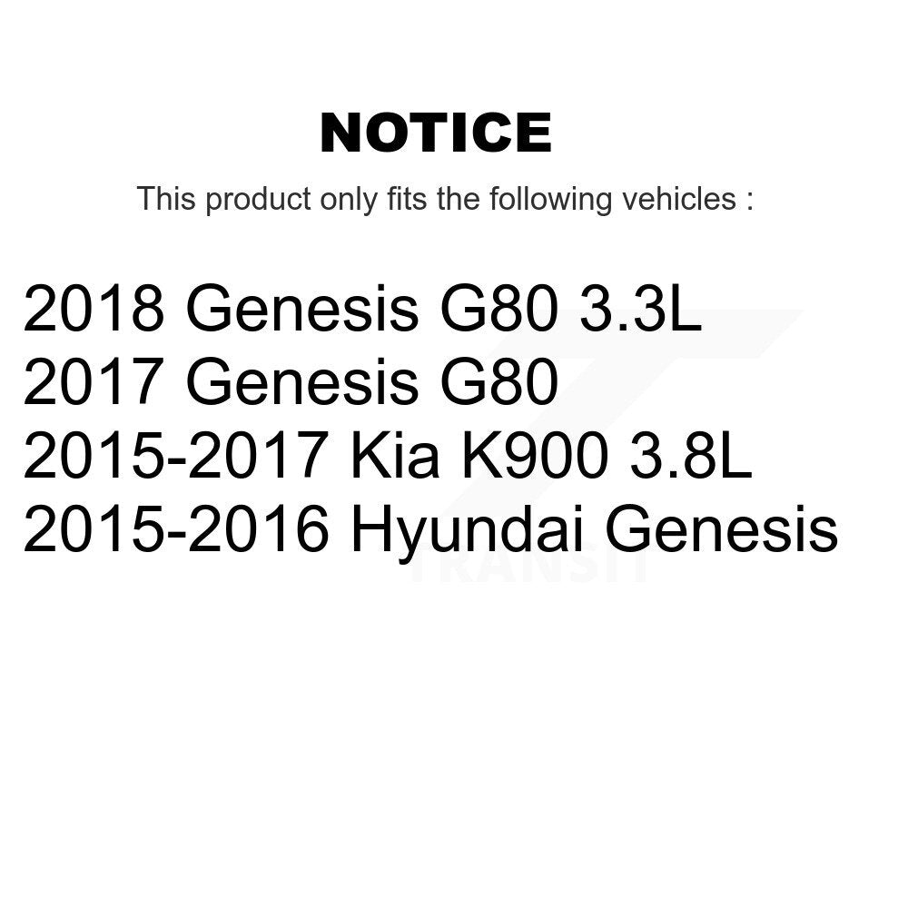 Ceramic Disc Brake Pads Front NWF-PRC1799 For Hyundai Genesis G80 Kia K900