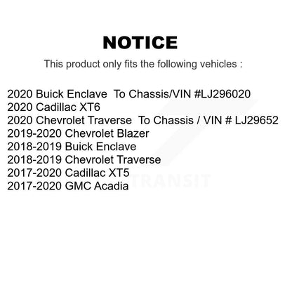 Ceramic Disc Brake Pads Front NWF-PRC1896 For Chevrolet Cadillac XT5 Traverse