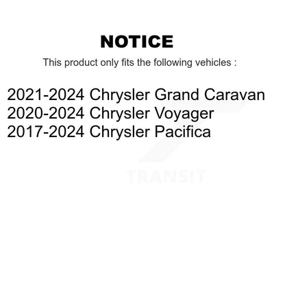 Ceramic Disc Brake Pads Rear NWF-PRC1901 For Chrysler Pacifica Grand Caravan