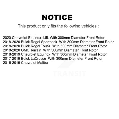 Ceramic Disc Brake Pads Front NWF-PRC1913 For Chevrolet Equinox GMC Terrain