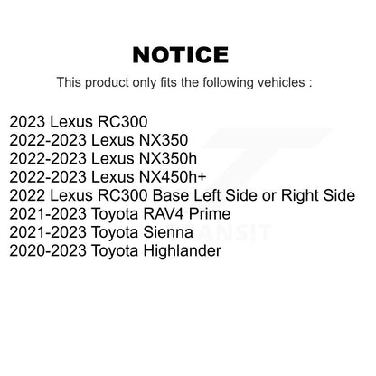 Ceramic Disc Brake Pads Rear NWF-PRC2305 For Toyota Highlander Sienna RAV4 Prime