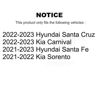 Ceramic Disc Brake Pads Rear NWF-PRC2381 For Hyundai Santa Fe Kia Sorento Cruz
