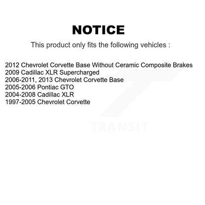 Ceramic Disc Brake Pads Front NWF-PRC731 For Chevrolet Corvette Cadillac XLR GTO