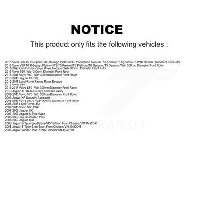 Semi-Metallic Disc Brake Pads Front NWF-PRM1241 For Volvo Land Rover Range XC70