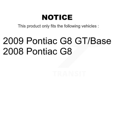 Semi-Metallic Disc Brake Pads Front NWF-PRM1351 For Pontiac G8