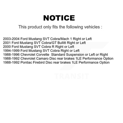 Semi-Metallic Disc Brake Pads Front NWF-PRM412 For Ford Mustang Chevrolet Camaro