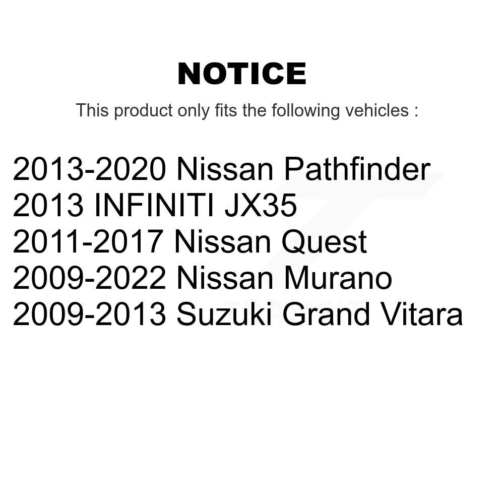 Ceramic Disc Brake Pads Rear NWF-PTC1415 For Nissan Murano Pathfinder Suzuki