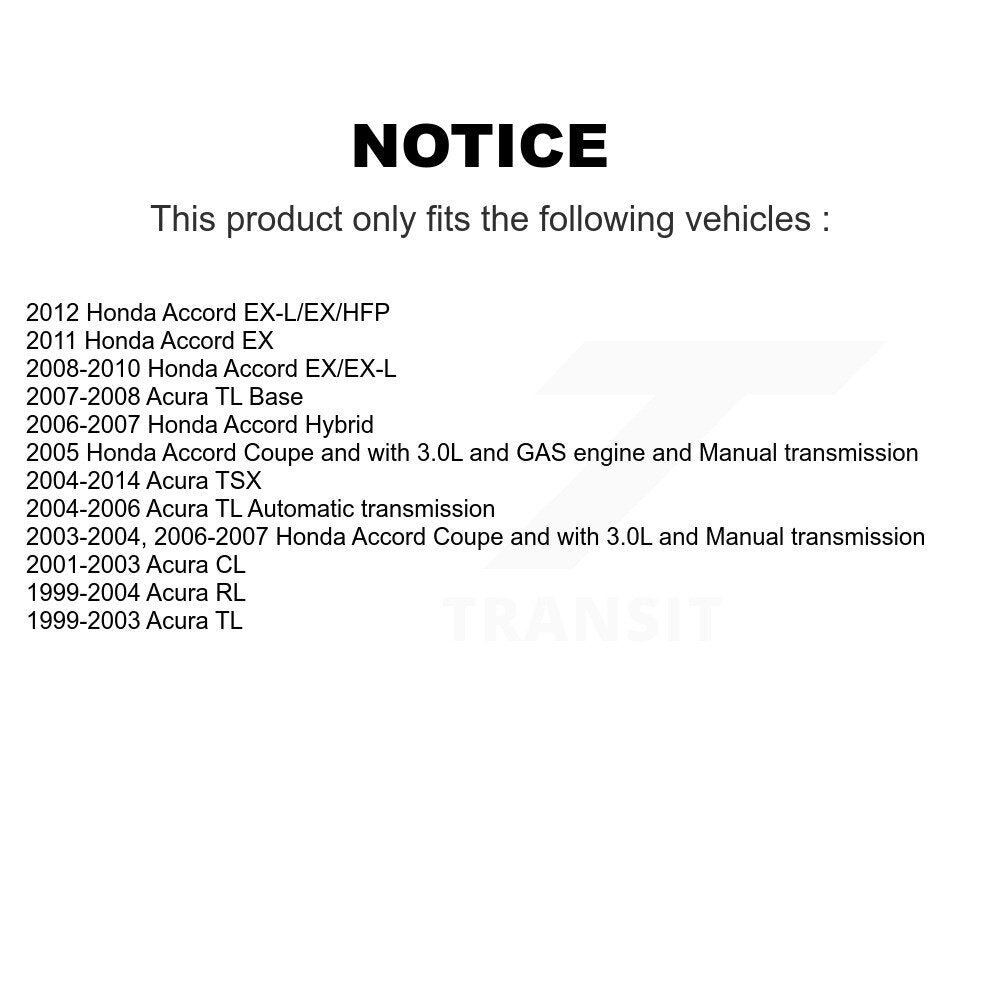 Ceramic Disc Brake Pads Front NWF-PTC1506 For Honda Accord Acura TL TSX CL RL