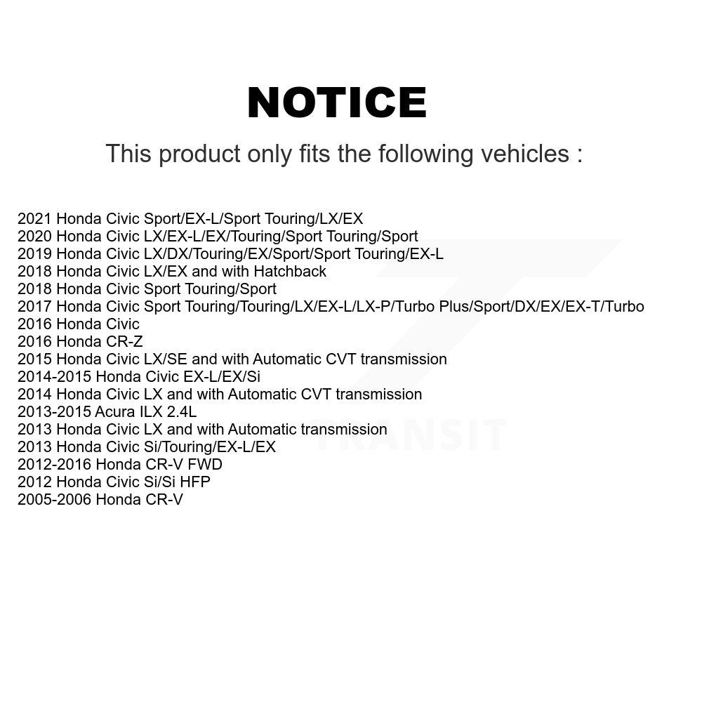 Ceramic Disc Brake Pads Front NWF-PTC914A For Honda Civic CR-V Acura ILX CR-Z