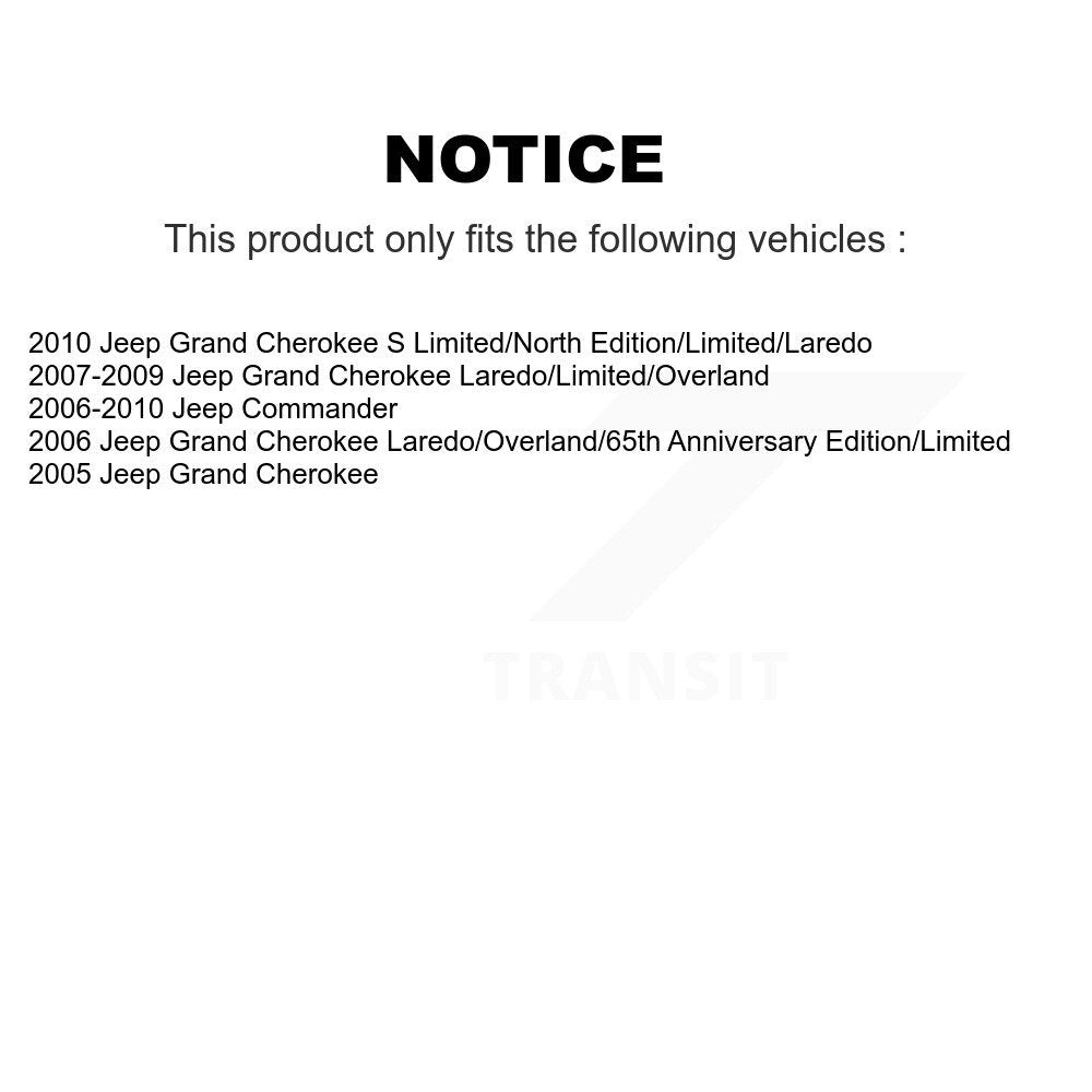 Semi-Metallic Disc Brake Pads Front PPF-D1080 For Jeep Grand Cherokee Commander