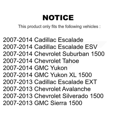 Semi-Metallic Disc Brake Pads Rear PPF-D1194 For Chevrolet GMC Sierra 1500 Tahoe