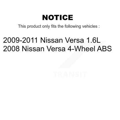 Semi-Metallic Disc Brake Pads Front PPF-D1345 For Nissan Versa