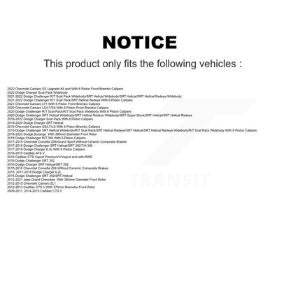 Semi-Metallic Disc Brake Pads Front PPF-D1405 For Jeep Grand Cherokee Dodge CTS