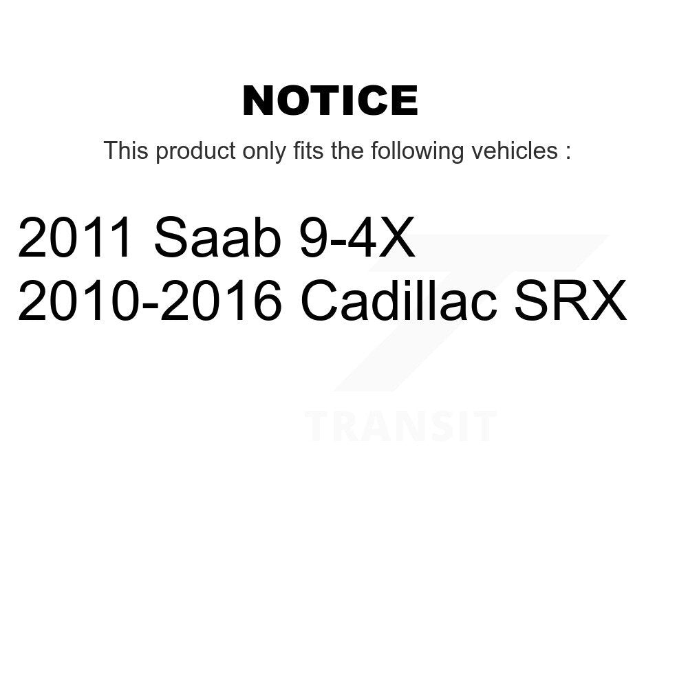 Semi-Metallic Disc Brake Pads Front PPF-D1422 For Cadillac SRX Saab 9-4X