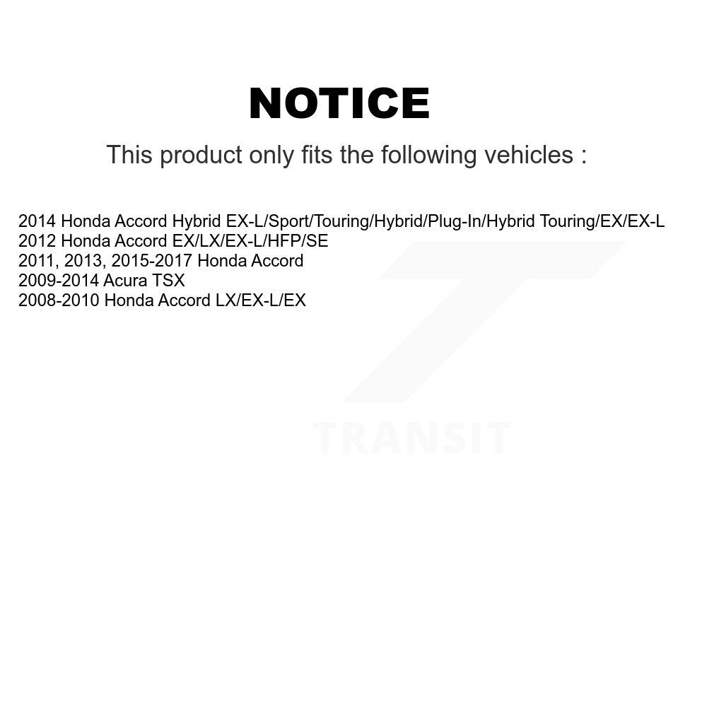 Semi-Metallic Disc Brake Pads Rear PPF-D1451 For Honda Accord Acura TSX