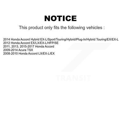 Semi-Metallic Disc Brake Pads Rear PPF-D1451 For Honda Accord Acura TSX