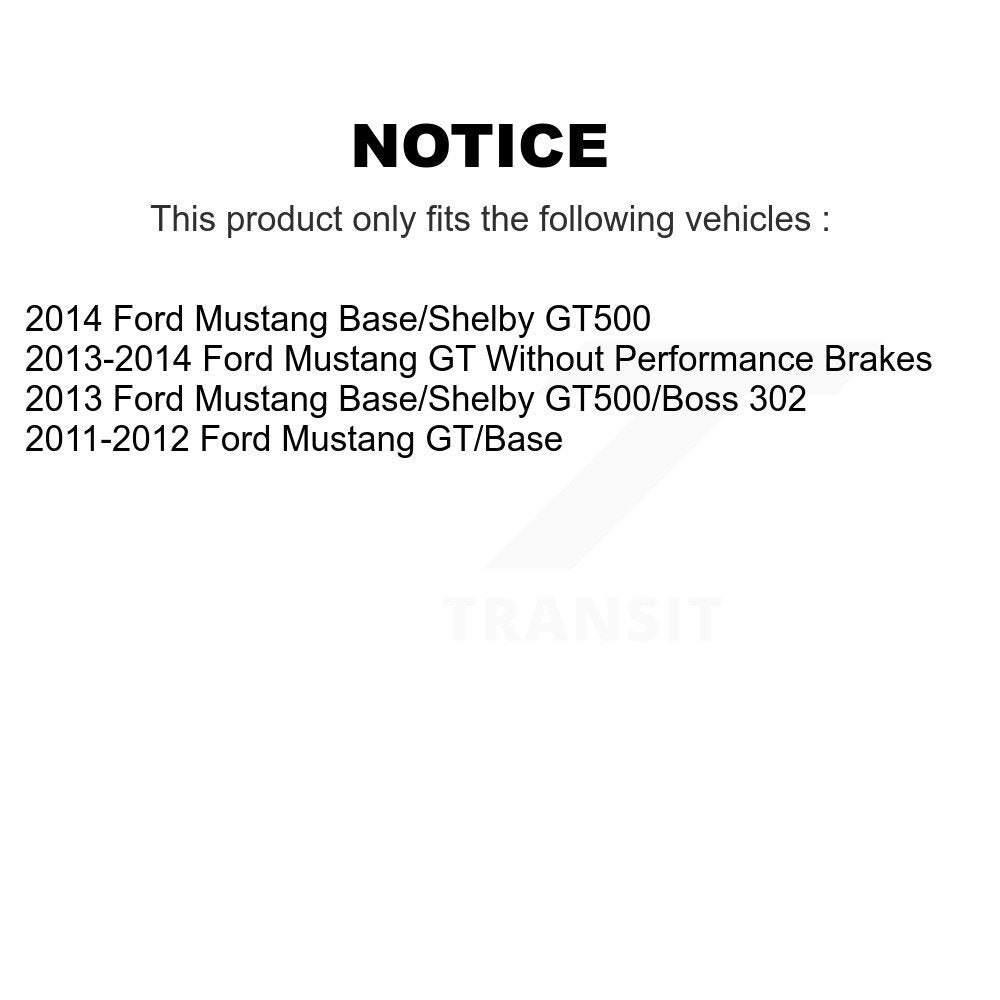 Semi-Metallic Disc Brake Pads Rear PPF-D1465 For Ford Mustang