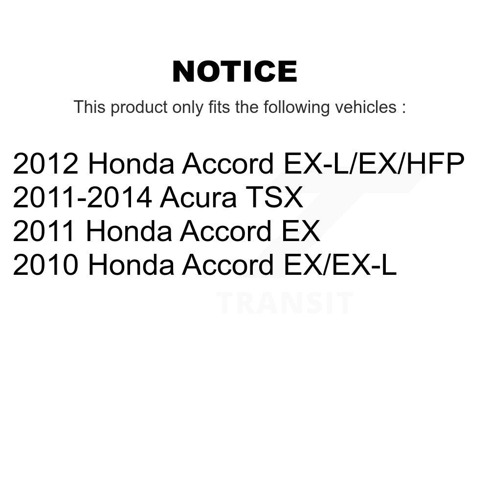 Semi-Metallic Disc Brake Pads Front PPF-D1506 For Honda Accord Acura TSX