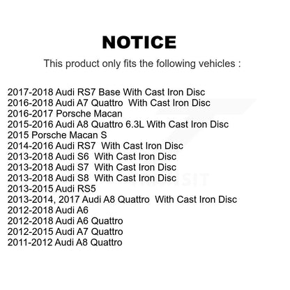 Semi-Metallic Disc Brake Pads Rear PPF-D1547 For Audi Porsche Macan A6 Quattro