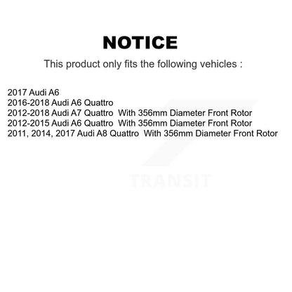 Semi-Metallic Disc Brake Pads Front PPF-D1549 For Audi A6 Quattro A7 A8