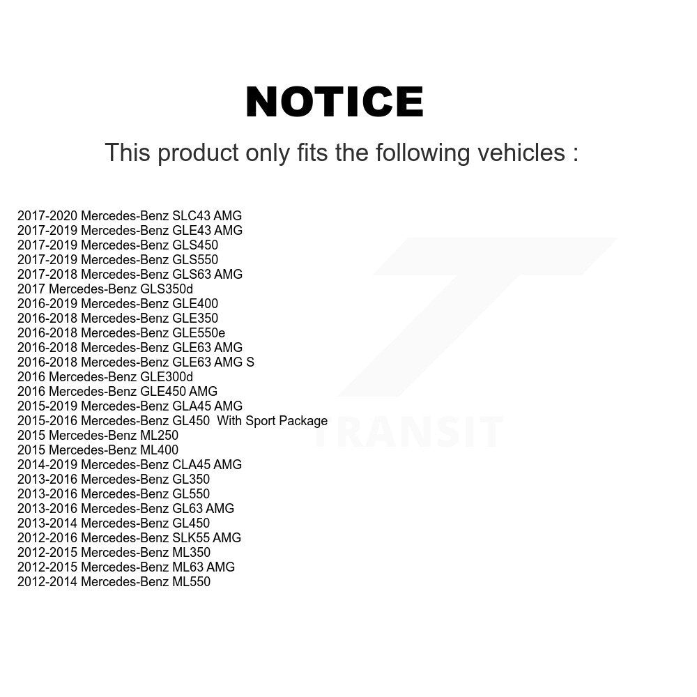 Semi-Metallic Disc Brake Pads Rear PPF-D1630 For Mercedes-Benz ML350 GLE400 AMG