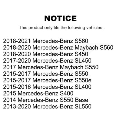 Semi-Metallic Disc Brake Pads Rear PPF-D1689 For Mercedes-Benz S550 SL550 S560