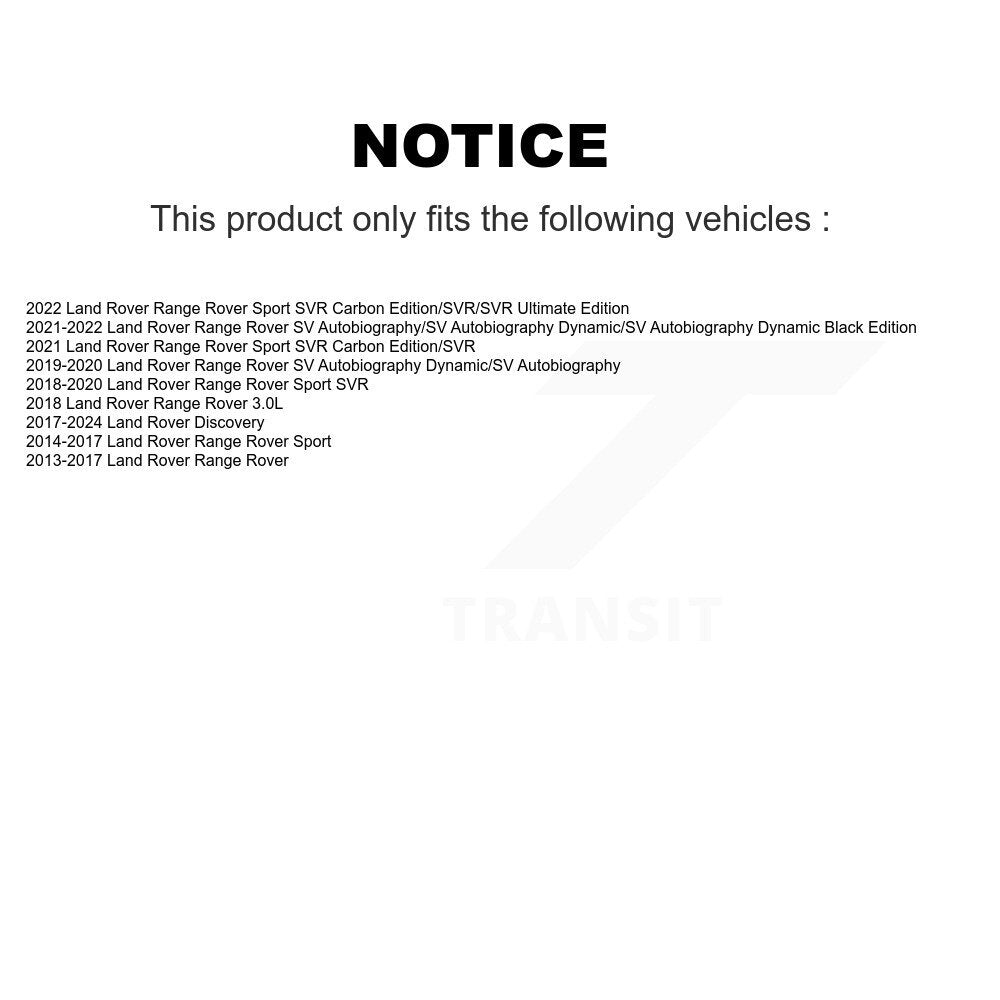 Semi-Metallic Disc Brake Pads Rear PPF-D1692 For Land Rover Range Sport Defender