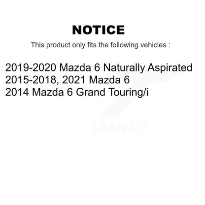Semi-Metallic Disc Brake Pads Front PPF-D1711 For Mazda 6