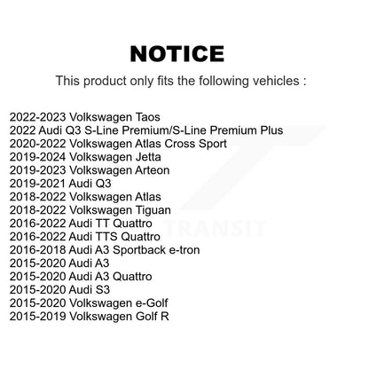 Semi-Metallic Disc Brake Pads Rear PPF-D1761 For Volkswagen Tiguan Jetta Atlas R