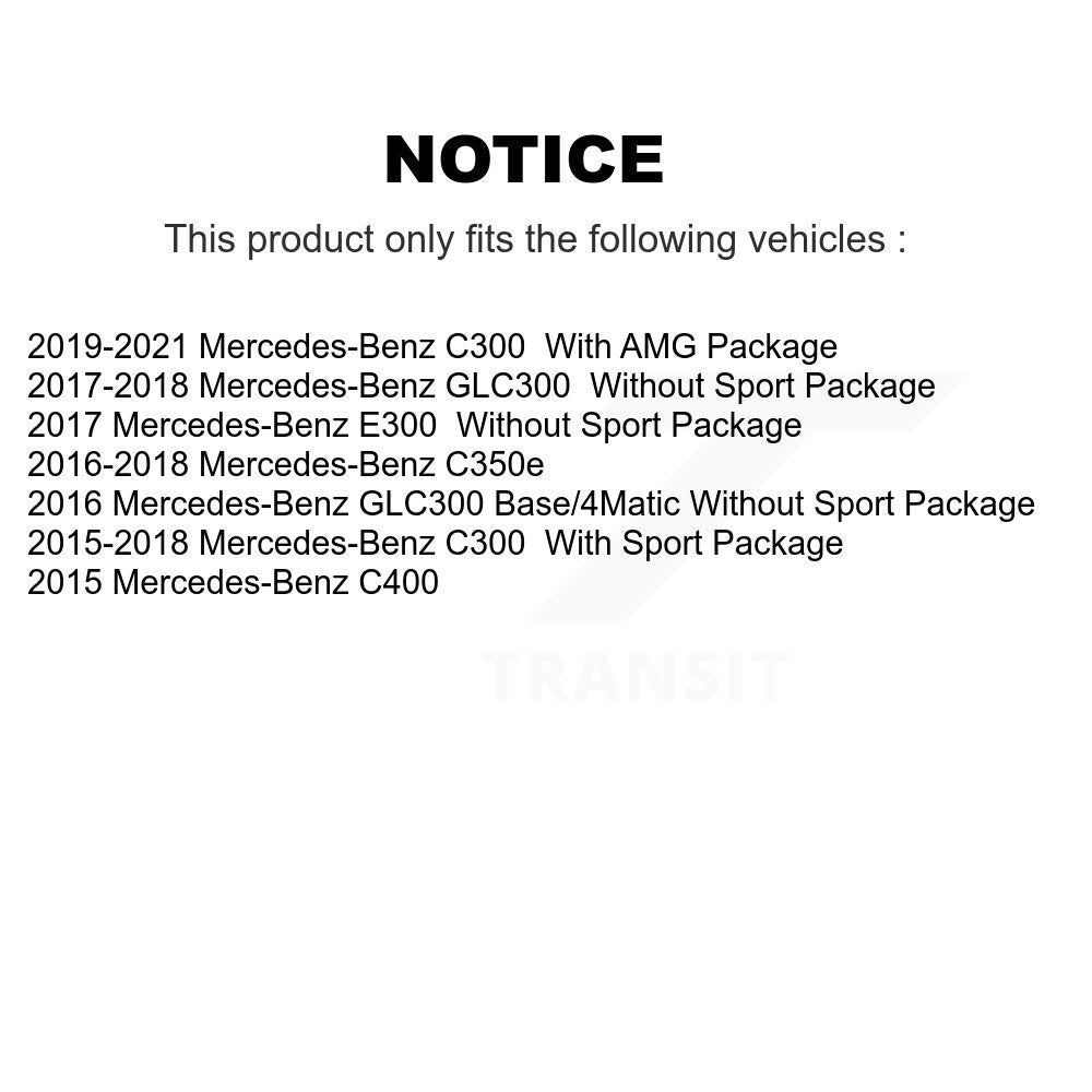 Semi-Metallic Disc Brake Pads Front PPF-D1796 For Mercedes-Benz C300 GLC300 E300