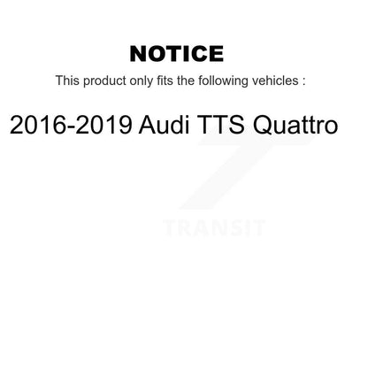 Semi-Metallic Disc Brake Pads Front PPF-D1876 For 2016-2019 Audi TTS Quattro