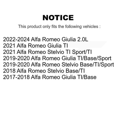 Semi-Metallic Disc Brake Pads Rear PPF-D1989 For Alfa Romeo Stelvio Giulia
