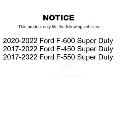 Semi-Metallic Disc Brake Pads PPF-D2018 For Ford F-450 Super Duty F-550 F-600