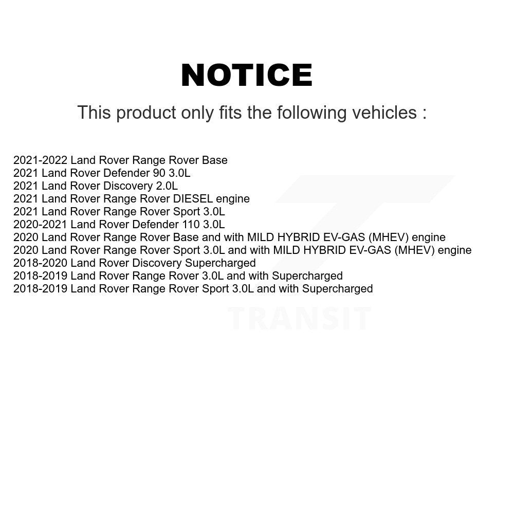 Semi-Metallic Disc Brake Pads Front PPF-D2184 For Land Rover Range Sport 110 90