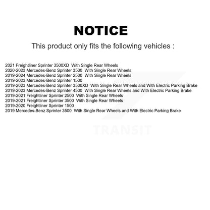 Semi-Metallic Disc Brake Pads Rear PPF-D2201 For Mercedes-Benz Sprinter 2500