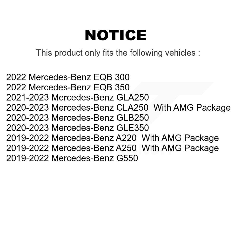 Semi-Metallic Disc Brake Pads Front PPF-D2209 For Mercedes-Benz GLE350 GLB250