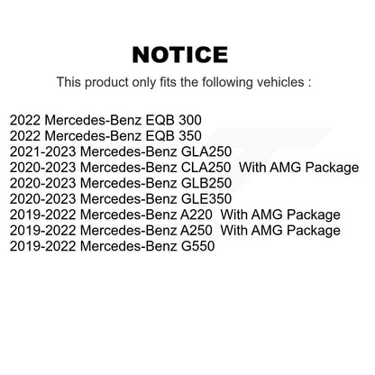Semi-Metallic Disc Brake Pads Front PPF-D2209 For Mercedes-Benz GLE350 GLB250