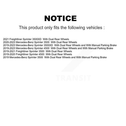 Semi-Metallic Disc Brake Pads Rear PPF-D2236 For Mercedes-Benz Sprinter 3500