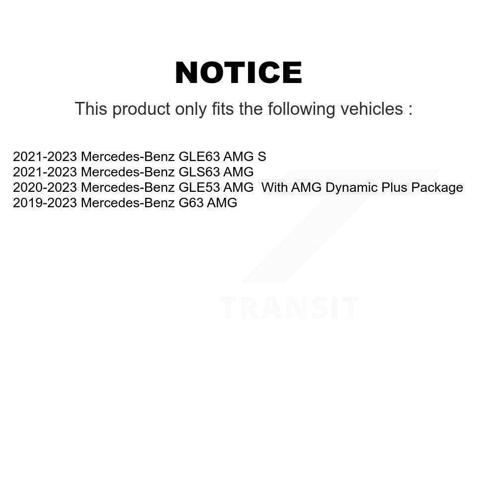 Semi-Metallic Disc Brake Pads Rear PPF-D2239 For Mercedes-Benz G63 AMG GLE53 S