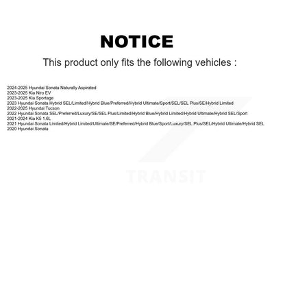 Semi-Metallic Disc Brake Pads Rear PPF-D2299 For Hyundai Tucson Kia Sportage EV