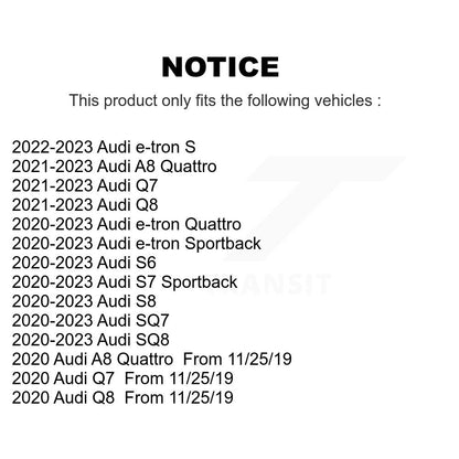 Semi-Metallic Disc Brake Pads Rear PPF-D2365 For Audi Q7 Q8 e-tron Quattro SQ8 S