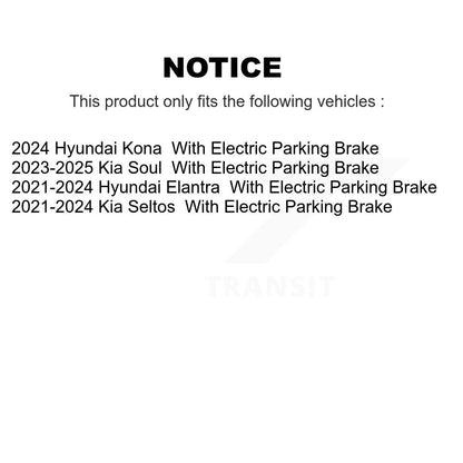 Semi-Metallic Disc Brake Pads Rear PPF-D2373 For Hyundai Elantra Kia Seltos