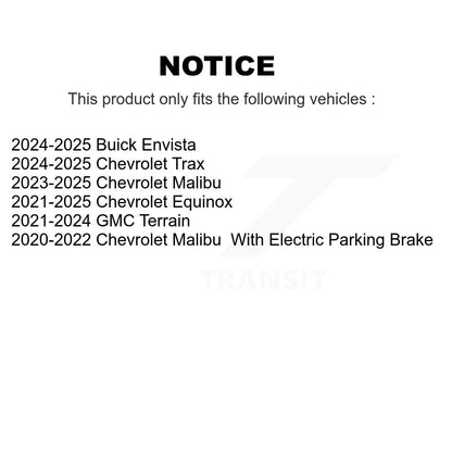 Semi-Metallic Disc Brake Pads Rear PPF-D2374 For Chevrolet Equinox GMC Terrain