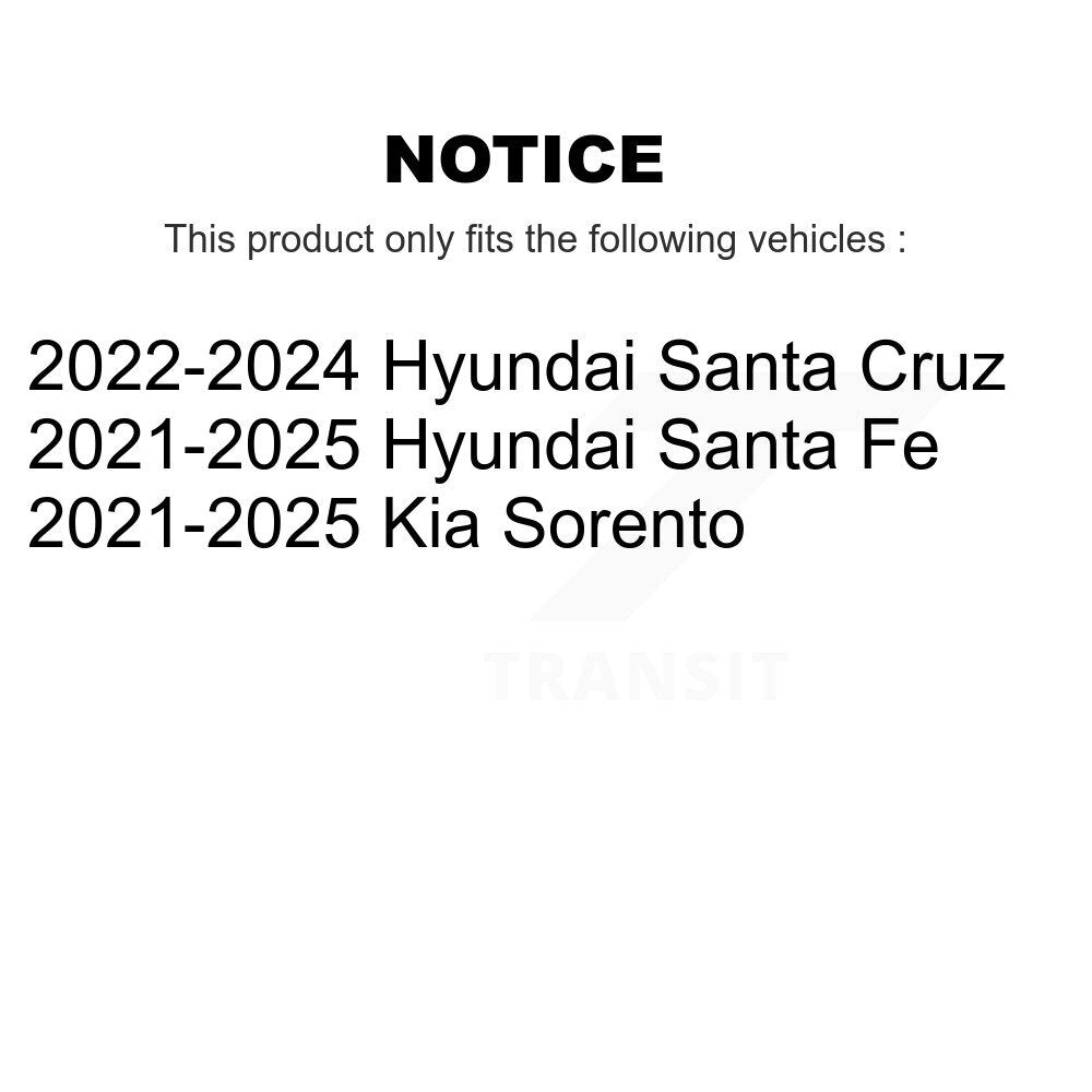 Semi-Metallic Disc Brake Pads Front PPF-D2380 For Hyundai Santa Fe Kia Sorento