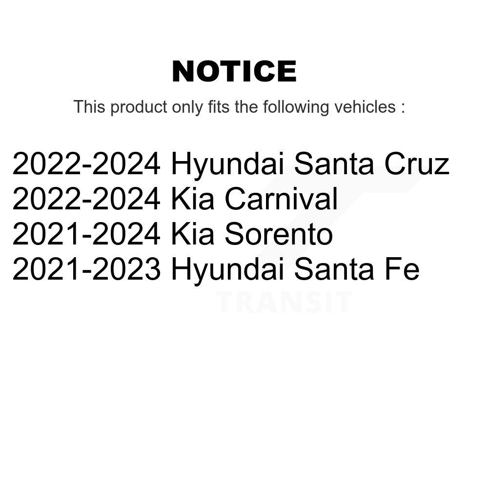 Semi-Metallic Disc Brake Pads Rear PPF-D2381 For Hyundai Kia Santa Fe Sorento